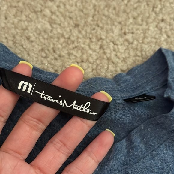 Travis Mathew Blue Short Sleeve Tee size medium - Picture 2 of 6